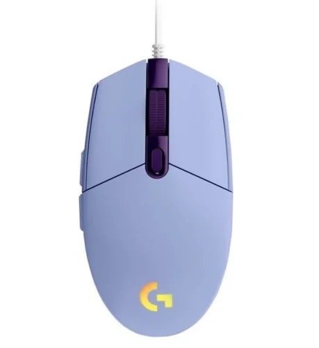 Logitech G102 LIGHTSYNC Corded Gaming Mouse, Lilac, 2005099206089822 04 