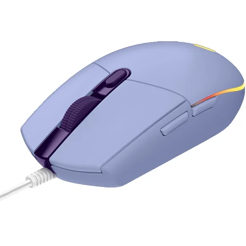 Logitech G102 LIGHTSYNC Corded Gaming Mouse, Lilac, 2005099206089822 07 