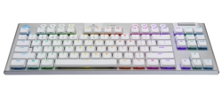 Безжична геймърска клавиатура Logitech G915 TKL, Tactile, бял