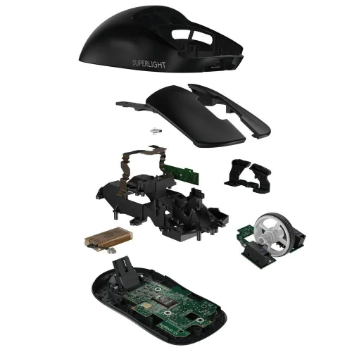 Безжична геймърска мишка Logitech G Pro X Superlight, черен, 2005099206090453 08 