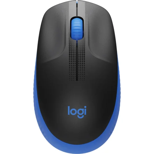 Безжична мишка Logitech M190 черна/син, 1000000000036260