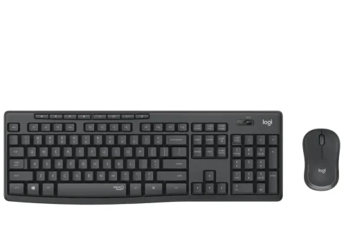 Комплект LOGITECH MK295 безжична клавиатура+мишка, графит, 2005099206092433