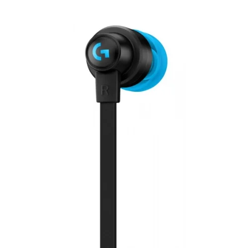 Геймърски слушалки с микрофон Logitech G333 In-ear 3.5 mm + USB-C adapter, тапи жични, черни, 2005099206092723 03 