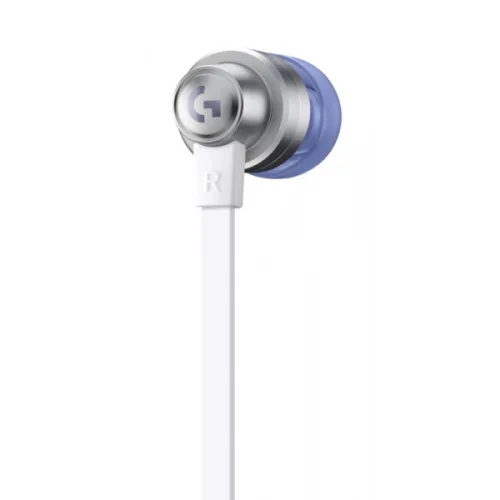 Геймърски слушалки с микрофон Logitech G333 In-ear 3.5 mm + USB-C adapter, тапи жични, бели, 2005099206092730 03 