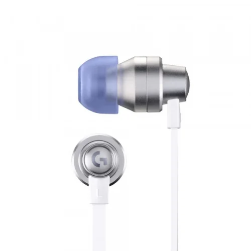 Геймърски слушалки с микрофон Logitech G333 In-ear 3.5 mm + USB-C adapter, тапи жични, бели, 2005099206092730 06 