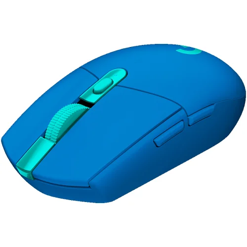 Безжична геймърска мишка Logitech G305 Lightspeed, син, 2005099206092839 03 