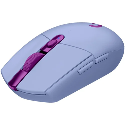 Безжична геймърска мишка Logitech G305 LIGHTSPEED, лилав, 2005099206092853 02 