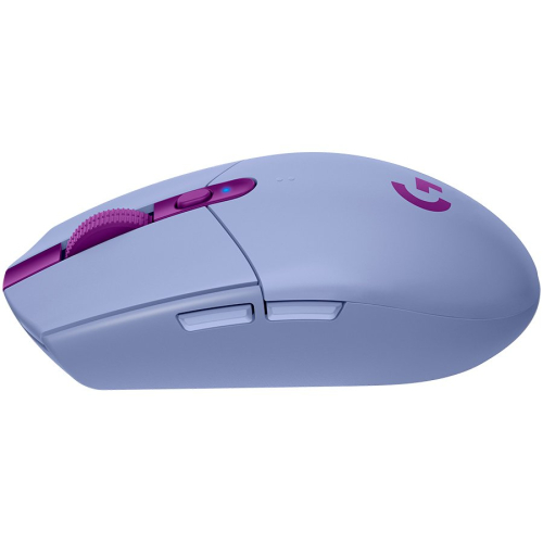 Безжична геймърска мишка Logitech G305 LIGHTSPEED, лилав, 2005099206092853 04  — OK Office Безжична геймърска мишка Logitech G305 LIGHTSPEED, лилав, 2005099206092853 04