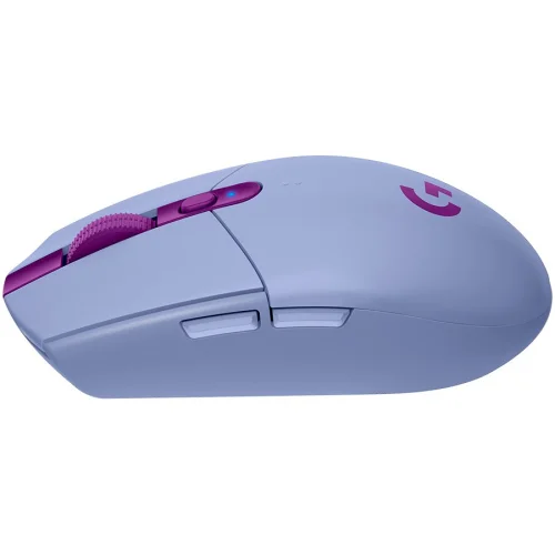 Безжична геймърска мишка Logitech G305 LIGHTSPEED, лилав, 2005099206092853 05 