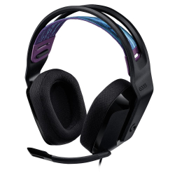 Геймърски слушалки Logitech G335, черен