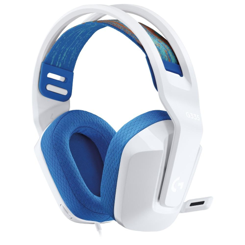 Gaming Headphones Logitech G335, White, 2005099206094796 04  — OK Office Gaming Headphones Logitech G335, White, 2005099206094796 04