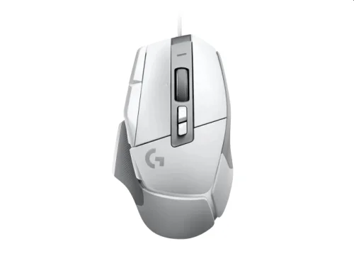 Геймърска мишка Logitech, G502 X, Оптична,  Жична, USB, Бяла, 2005099206096318