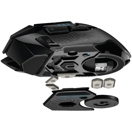 Безжична геймърска мишка Logitech G502 X Lightspeed, черен, 2005099206096370 03 