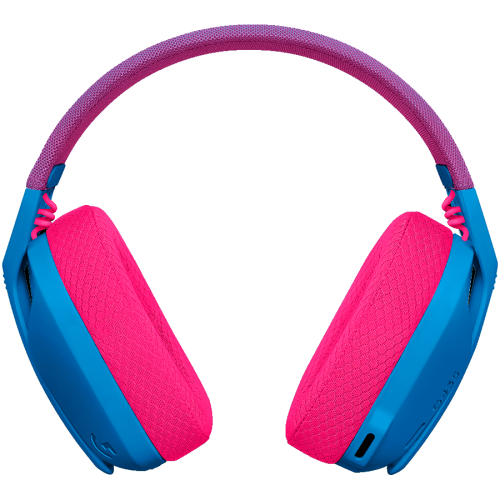 Геймърски безжични слушалки Logitech G435, Син/Розов, 2005099206097483 02  — OK Office Геймърски безжични слушалки Logitech G435, Син/Розов, 2005099206097483 02