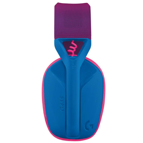 Геймърски безжични слушалки Logitech G435, Син/Розов, 2005099206097483 03  — OK Office Геймърски безжични слушалки Logitech G435, Син/Розов, 2005099206097483 03