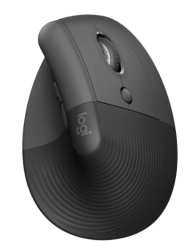Wireless Vertical Mouse Logitech Lift Vertical, Silent, Graphite
