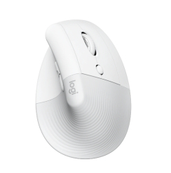 Wireless Vertical Mouse Logitech Lift for Mac, White