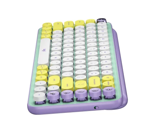Безжична клавиатура LOGITECH POP Keys Bluetooth Mechanical - DAYDREAM MINT, 2005099206101593 03 