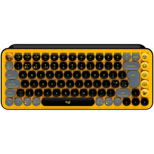 Геймърска клавиатура Logitech POP Keys Blast, TKL, Bluetooth 5.1, 2005099206101630