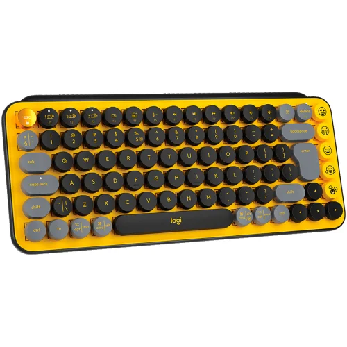 Геймърска клавиатура Logitech POP Keys Blast, TKL, Bluetooth 5.1, 2005099206101630 02 