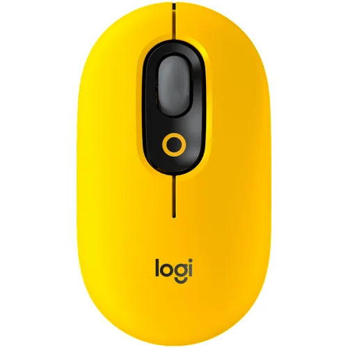 Безжична мишка Logitech POP Mouse Blast, жълт, 2005099206101654