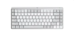 Безжична клавиатура Logitech MX Mechanical Mini for Mac, бял