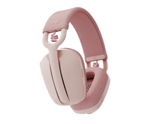 Wireless Headphones Logitech Zone Vibe 100, Rose, 2005099206103955 04 