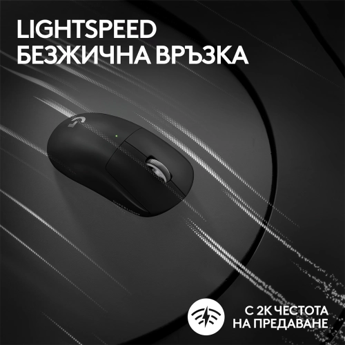 Безжична геймърска мишка Logitech G Pro X Superlight 2, черен, 2005099206104525 14 