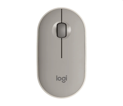 LOGITECH Pebble M350 Wireless Mouse - SAND - 2.4GHZ/BT