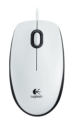 Мишка Logitech M100,бял