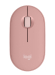 Logitech M350S Pebble 2 Bluetooth Mouse, Rose, 2005099206110410 06 