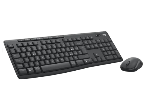 Комплект Logitech MK370 безжична клавиатура + мишка, черен, 2005099206113060 03 
