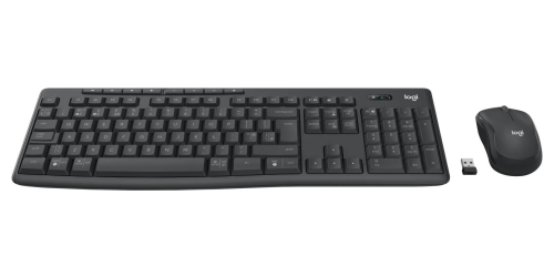 Logitech MK370 wireless keyboard + mouse set, Black, 2005099206113060 05 
