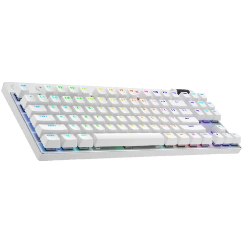 Безжична геймърска клавиатура Logitech G Pro X TKL, бял, 2005099206113343 03 