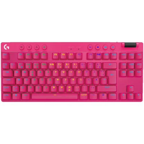 Wireless Gaming Keyboard Logitech G Pro X TKL, Magenta, 2005099206113534