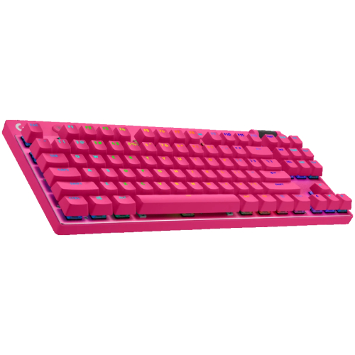 Безжична геймърска клавиатура Logitech G Pro X TKL, розова, 2005099206113534 02  — OK Office Безжична геймърска клавиатура Logitech G Pro X TKL, розова, 2005099206113534 02