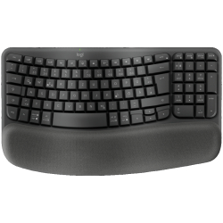 Безжична клавиатура Logitech Wave Keys за Business, черен