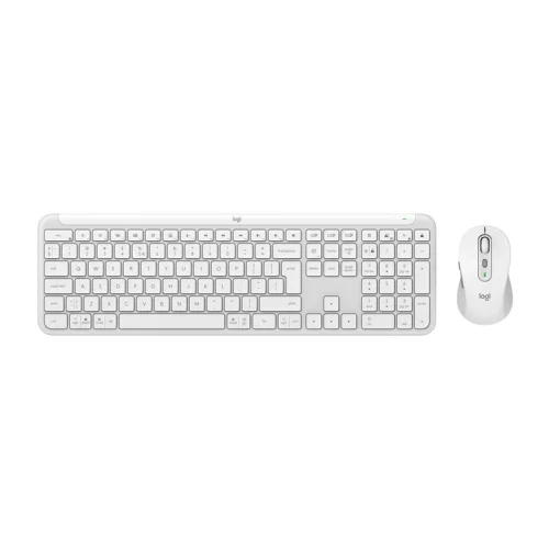 Logitech Signature Slim Combo MK950 Wireless Keyboard + Mouse Set, Offwhite, 2005099206119338