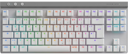 Безжична геймърска клавиатура Logitech G515 Lightspeed TKL, бял