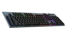 Безжична геймърска клавиатура Logitech G915 X Linear, черен