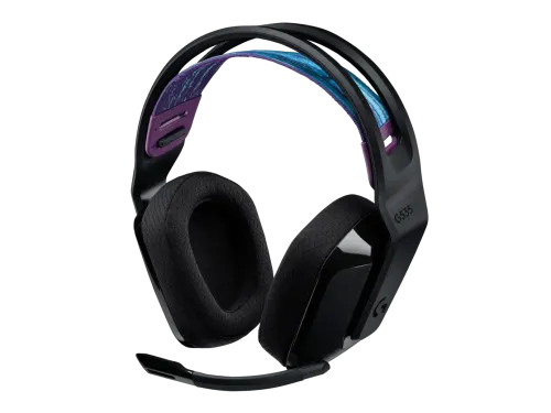 Logitech G535 Lightspeed Wireless Gaming Headphones, Blue, 2005099206125513 02  — OK Office Logitech G535 Lightspeed Wireless Gaming Headphones, Blue, 2005099206125513 02