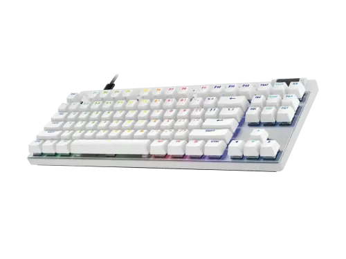 Геймърска клавиатура Logitech G Pro X Rapid TKL, бял, 2005099206126473 05 