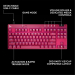 Геймърска клавиатура Logitech G Pro X TKL RAPID, розов, 2005099206126527 10 