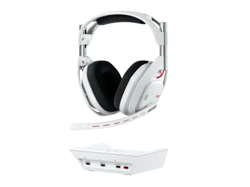 Безжични геймърски слушалки Logitech Astro A50 (Gen 5), бял, 2005099206127333 06 