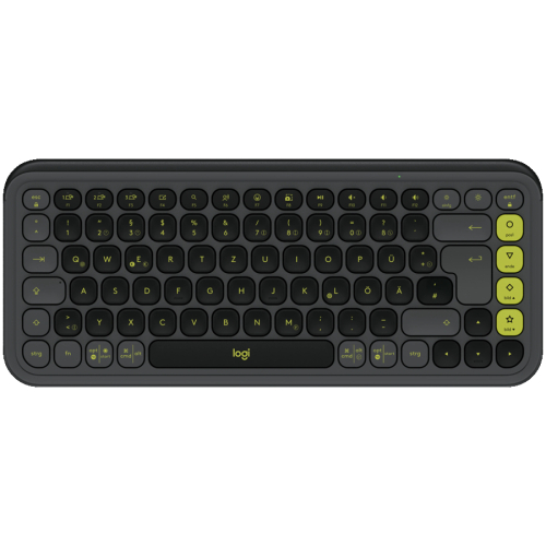 Bluetooth клавиатура Logitech Pop Icon Keys, черен, Silent, 2005099206127357 02  — OK Office Bluetooth клавиатура Logitech Pop Icon Keys, черен, Silent, 2005099206127357 02