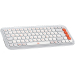 Комплект Logitech POP Icon Bluetooth клавиатура + мишка, бял, 2005099206127739 05 