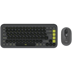 Комплект Logitech POP Icon Bluetooth клавиатура + мишка, черен