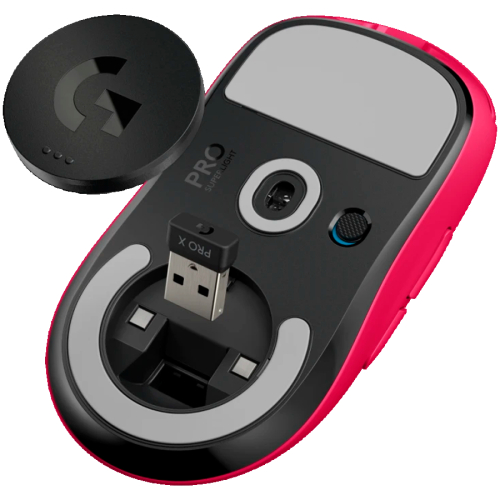 Безжична геймърска мишка Logitech G Pro X Superlight 2c Compact, розов, 2005099206130067 07 