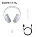 Logitech G522 Lightspeed Wireless Gaming Earphone White, 2005099206131675 09 