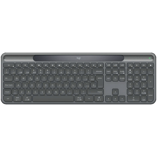 Bluetooth клавиатура LOGITECH Slim Solar+ for Business, GRAPHITE US, 2005099206132221